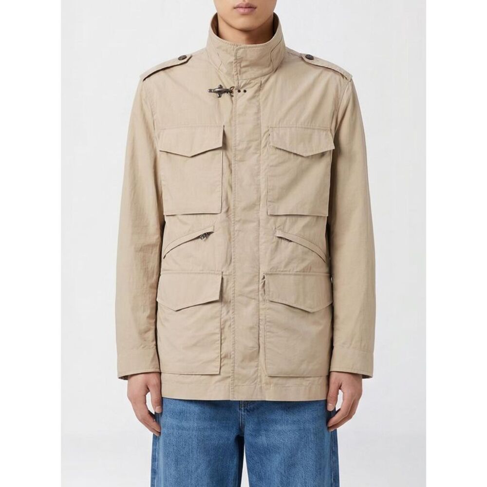 Fay Men Cotton Jacket With Hook Fay